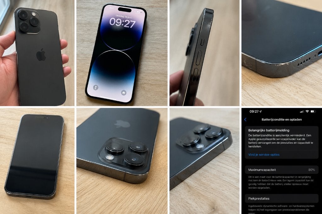 Apple iPhone 14 Pro Max 128 Go, noir, 100 % fonctionnel, Télécoms, Téléphonie mobile | Apple iPhone, 128 GB, Enlèvement, Utilisé