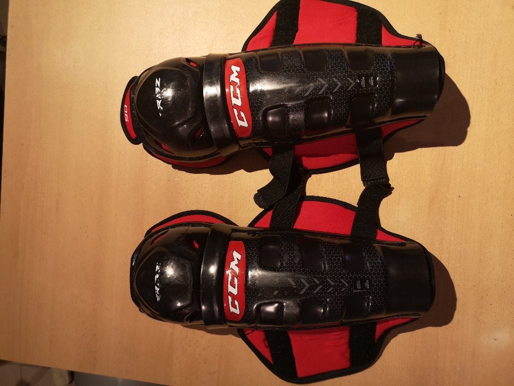 Jambières de hockey CCM QuickLite 230 Junior 12"/ 30 cm, Enlèvement, Utilisé, Protection