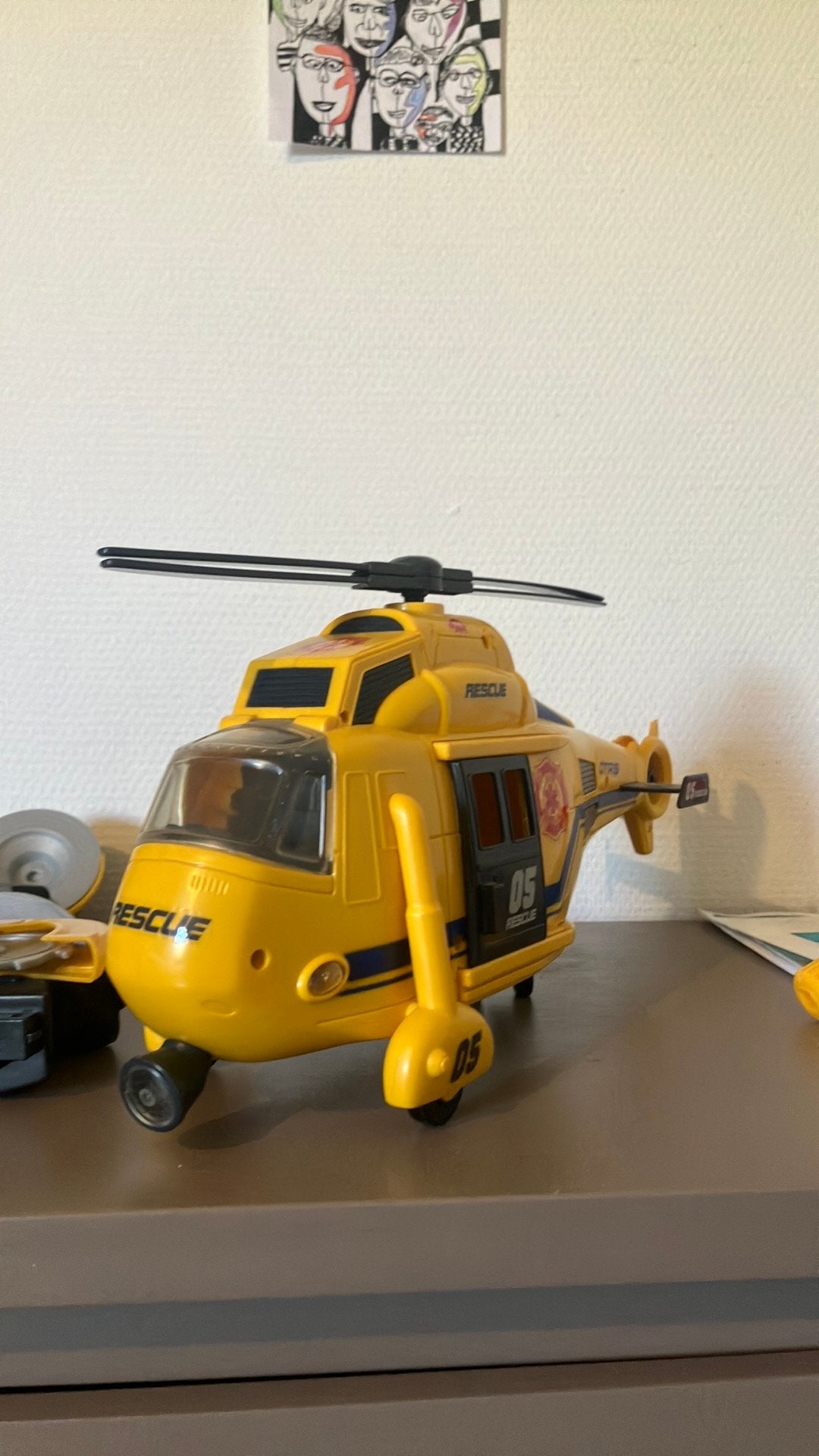 Rescue helikop van Dickie toys, Ophalen, Zo goed als nieuw