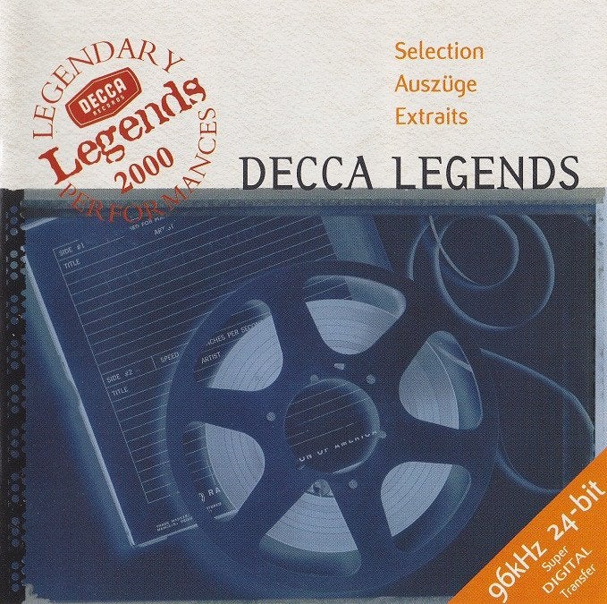 CD en vente Various-Decca Legends Selection 2000, CD & DVD, CD | Classique, Envoi