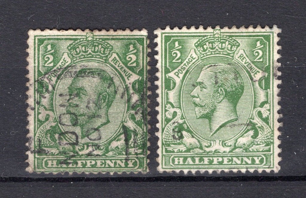 GRANDE-BRETAGNE Yt. 134 estampillée 1912, Envoi, Affranchi