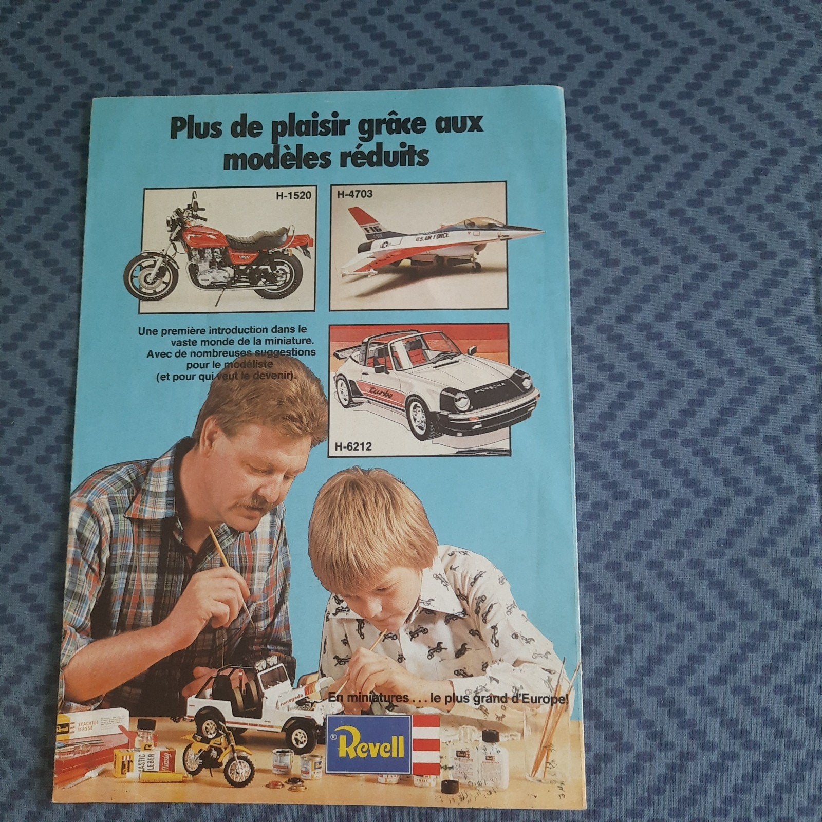 Brochure *VINTAGE* sur le modélisme REVELL*, Livres, Catalogues & Dépliants, Enlèvement, Comme neuf, Dépliant