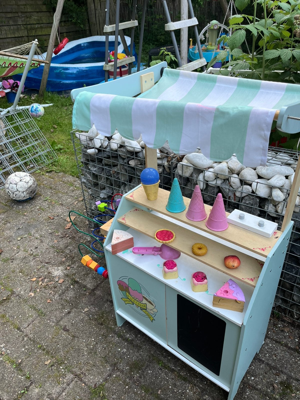 Ikskraam met krijtbord  + assecoires, Kinderen en Baby's, Ophalen, Zo goed als nieuw