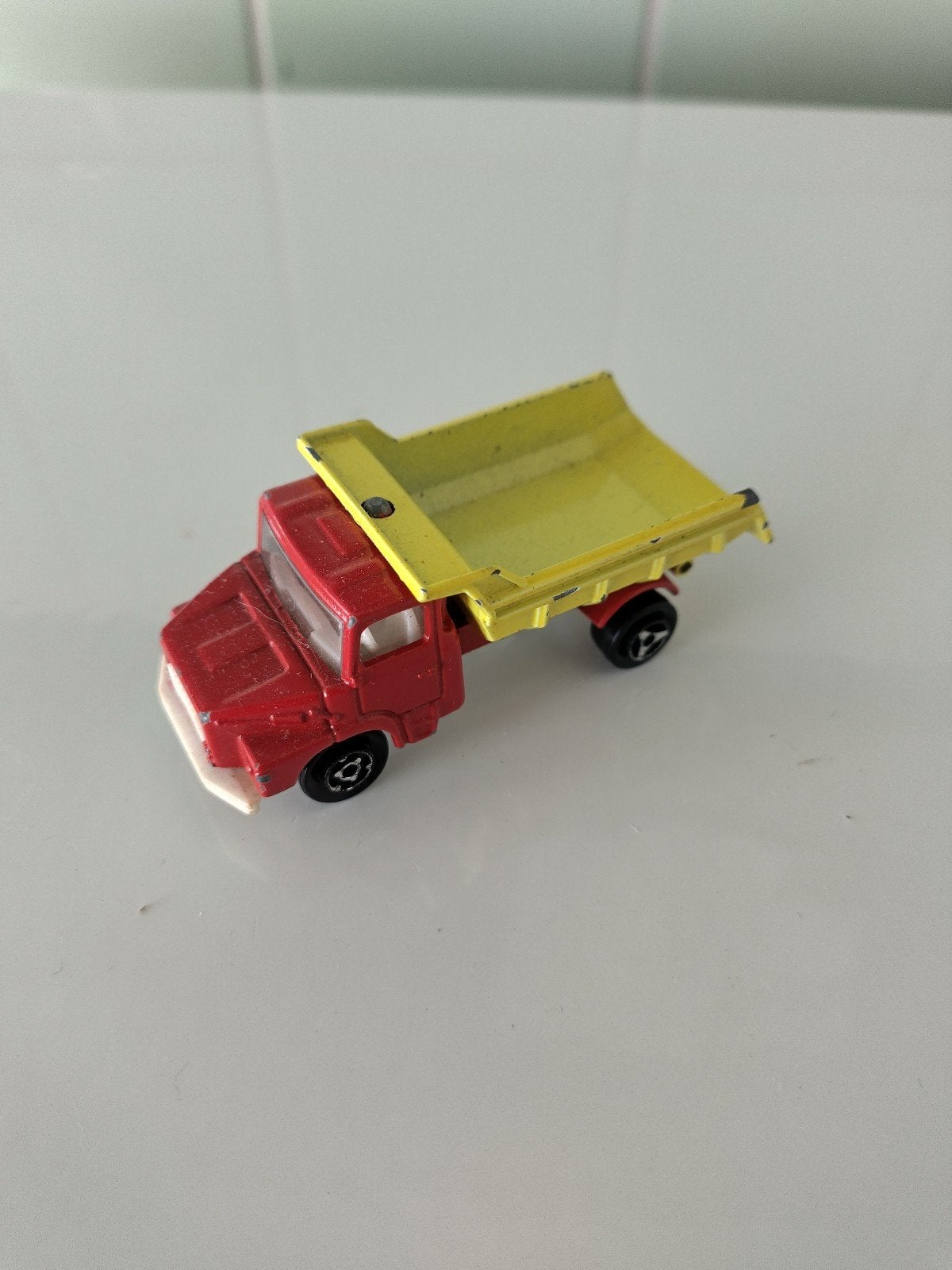 Vintage Majorette Scania Truck AFHALING LEES BESCHRIJVING, Enlèvement, Utilisé, Bus ou Camion, Majorette