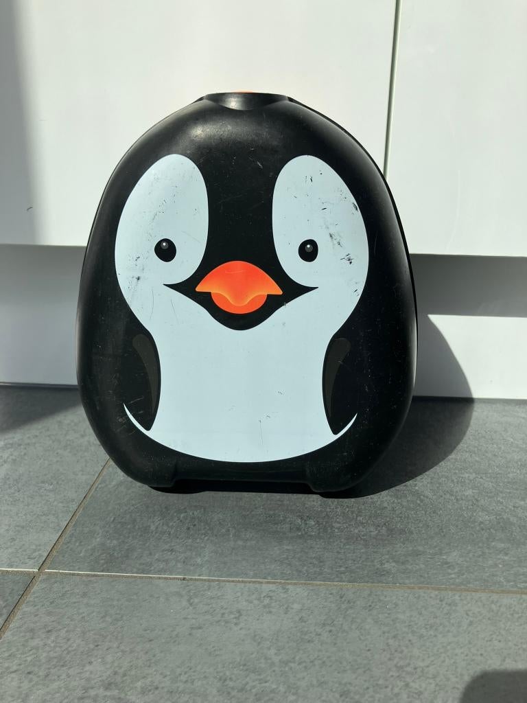 Draagbaar potje (my carry potty), Ophalen, Gebruikt