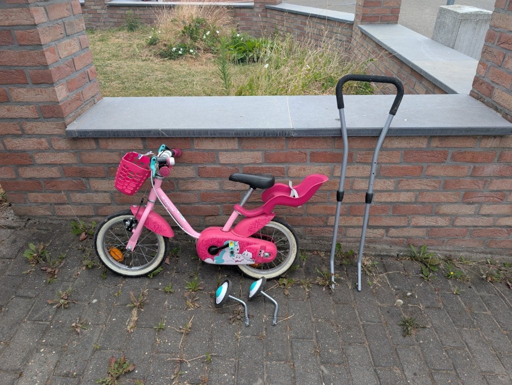 Velo enfant BTWIN (décathlon) 14", Stabilisateurs, Enlèvement, Utilisé, BTwin Décathlon