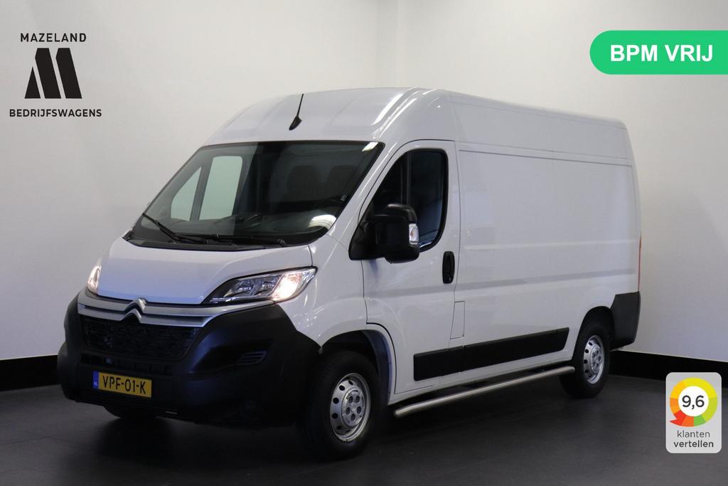 Citroën Jumper 2.2 BlueHDi L2H2 EURO 6 - Airco - Cruise - Si, Auto's, Parkeersensor, Citroën, Wit, Bedrijf