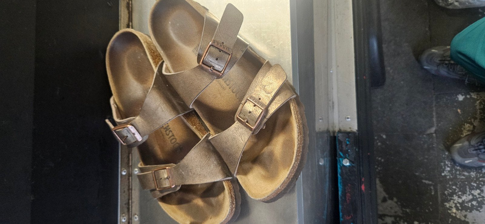 birkenstock vrouw sandalen, Bruin, Ophalen of Verzenden, Zo goed als nieuw, Birkenstock