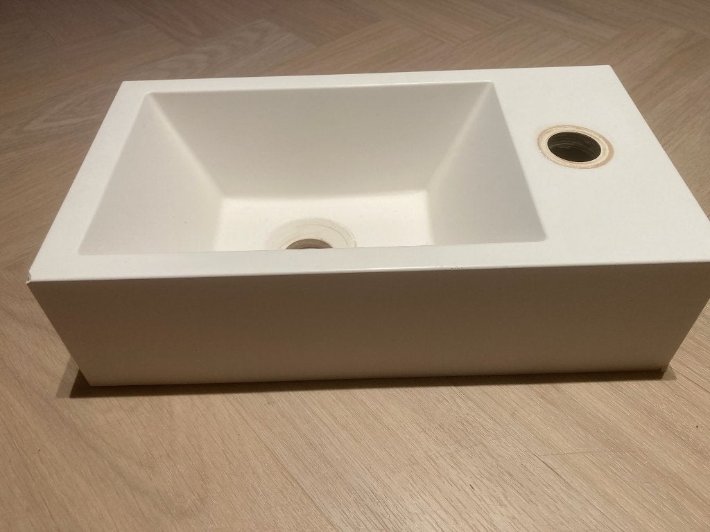 Handen wasser, Doe-het-zelf en Bouw, Sanitair, Ophalen, Zo goed als nieuw, Wastafel