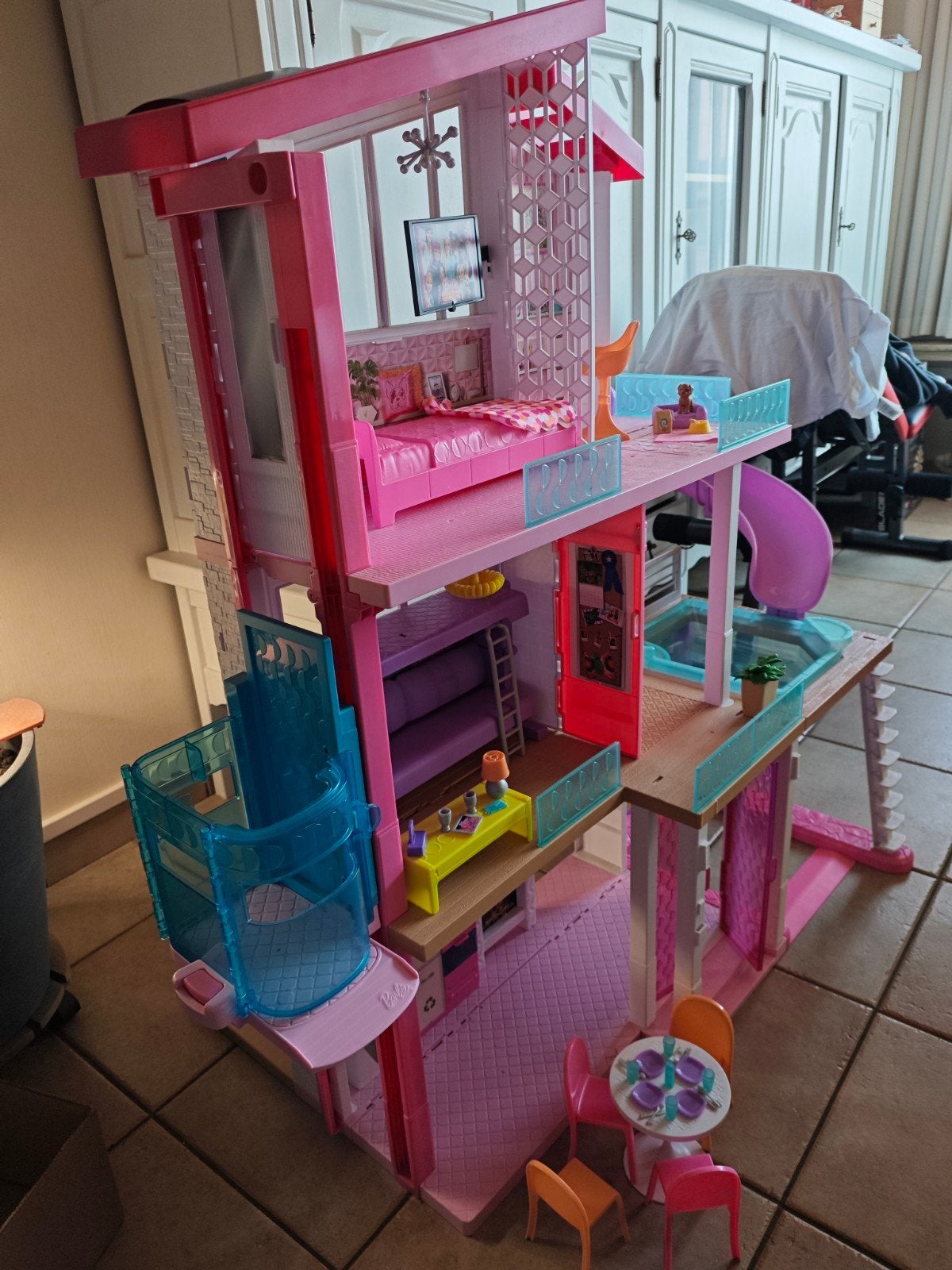 barbie droomhuis (compleet), Ophalen, Gebruikt, Poppenhuis