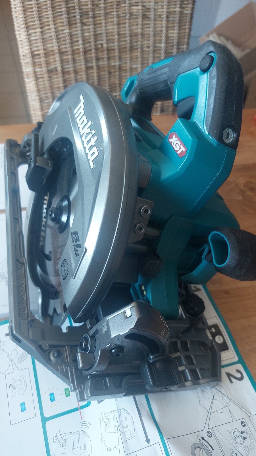 Makita HS004 40V, Ophalen of Verzenden, Nieuw, Cirkelzaag, Makita