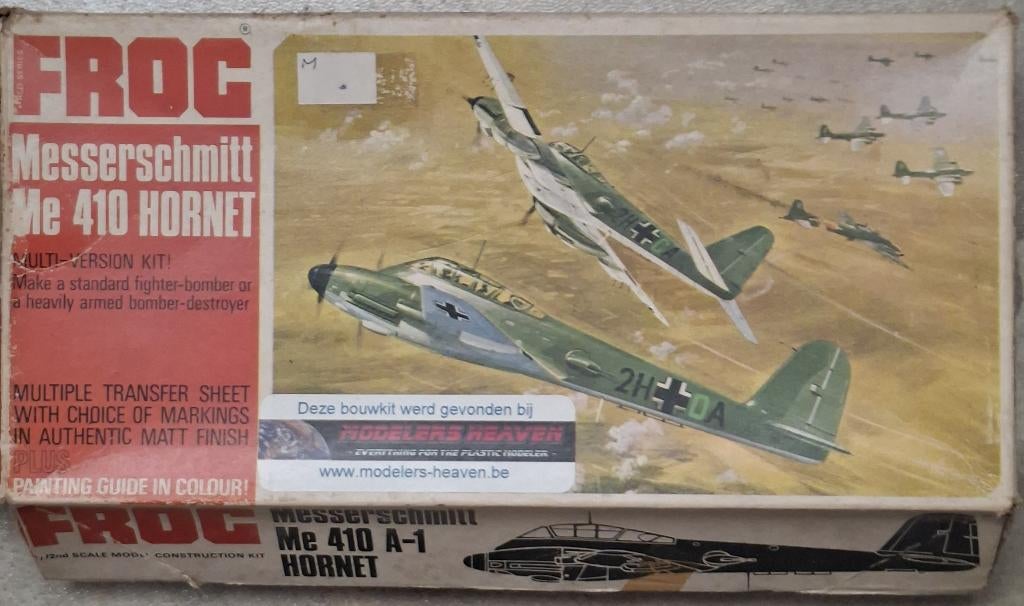 messerschmitt me410 hornet, Enlèvement ou Envoi, 1:72 à 1:144, Avion, Autres marques