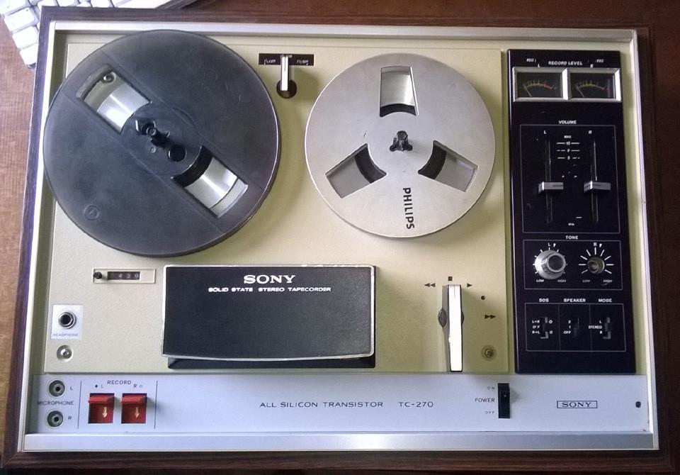 Sony TC-270 Bandrecorder + banden (apart of samen te koop), Ophalen, Bandrecorder, Met banden