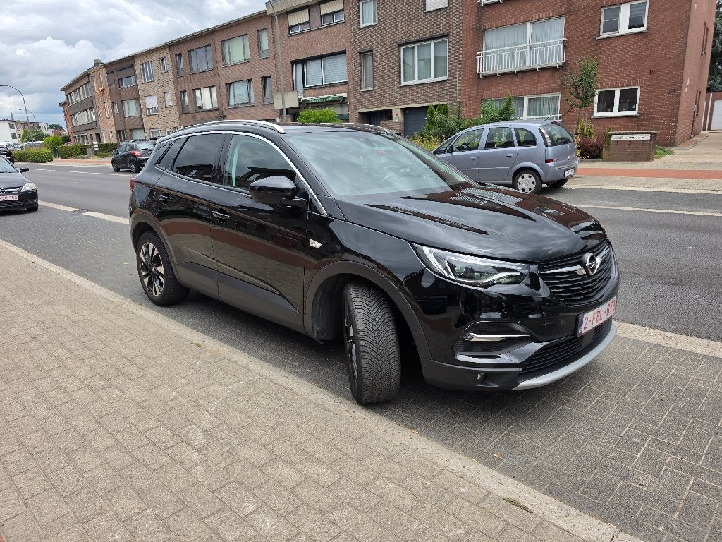 Opel Grandland X 1.2 Turbo automaat - vol opties - trekhaak, Autos, Achat, Euro 6, Phares entièrement LED, Noir