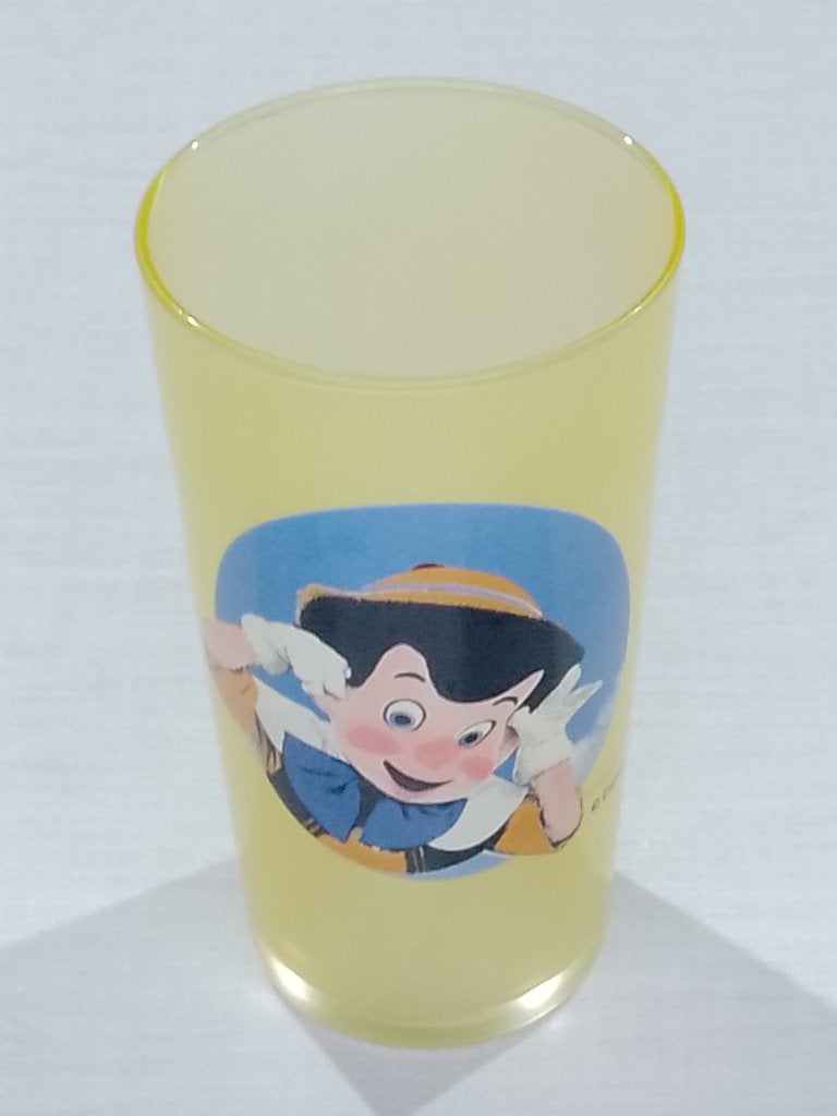 Vintage Disney Glas Pinocchio – Disneyland Paris / Esso Jare, Verzamelen, Disney, Ophalen of Verzenden, Overige figuren, Gebruikt