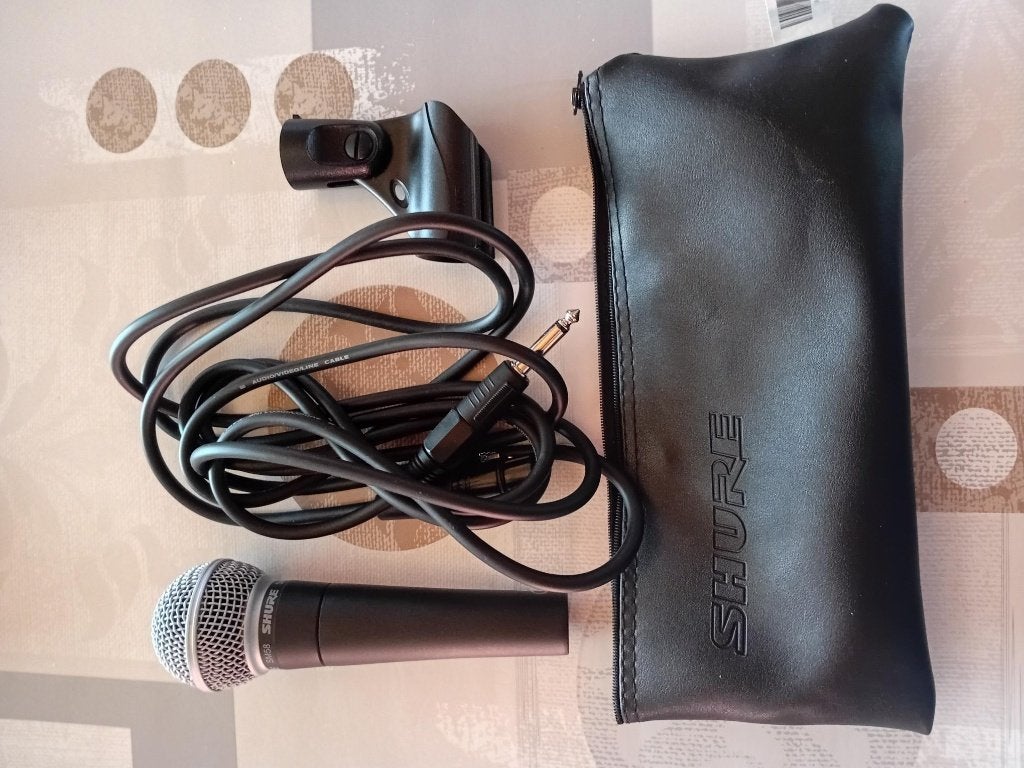 SHURE SM58 LCE MICROFOON, Muziek en Instrumenten, Microfoons, Zo goed als nieuw, Studiomicrofoon, Ophalen of Verzenden