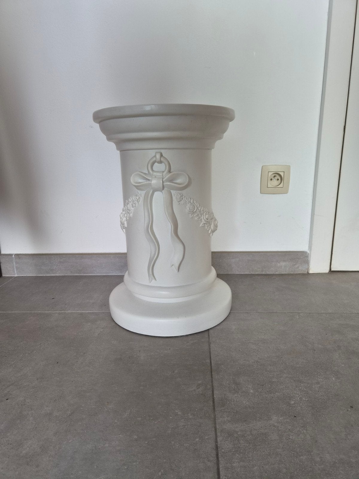 2 colonnes vintage en résine de 1990, Enlèvement