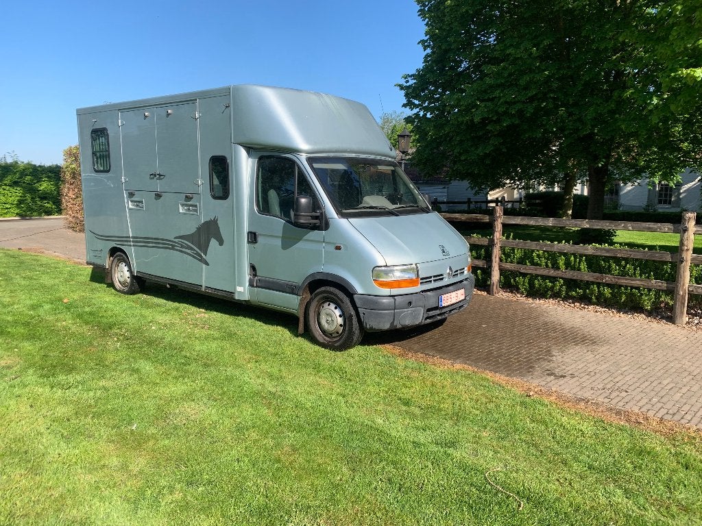 Paardencamionette, Dieren en Toebehoren, Paarden en Pony's | Trailers en Aanhangwagens, Ophalen, Gebruikt, Polyester, 2-paards trailer