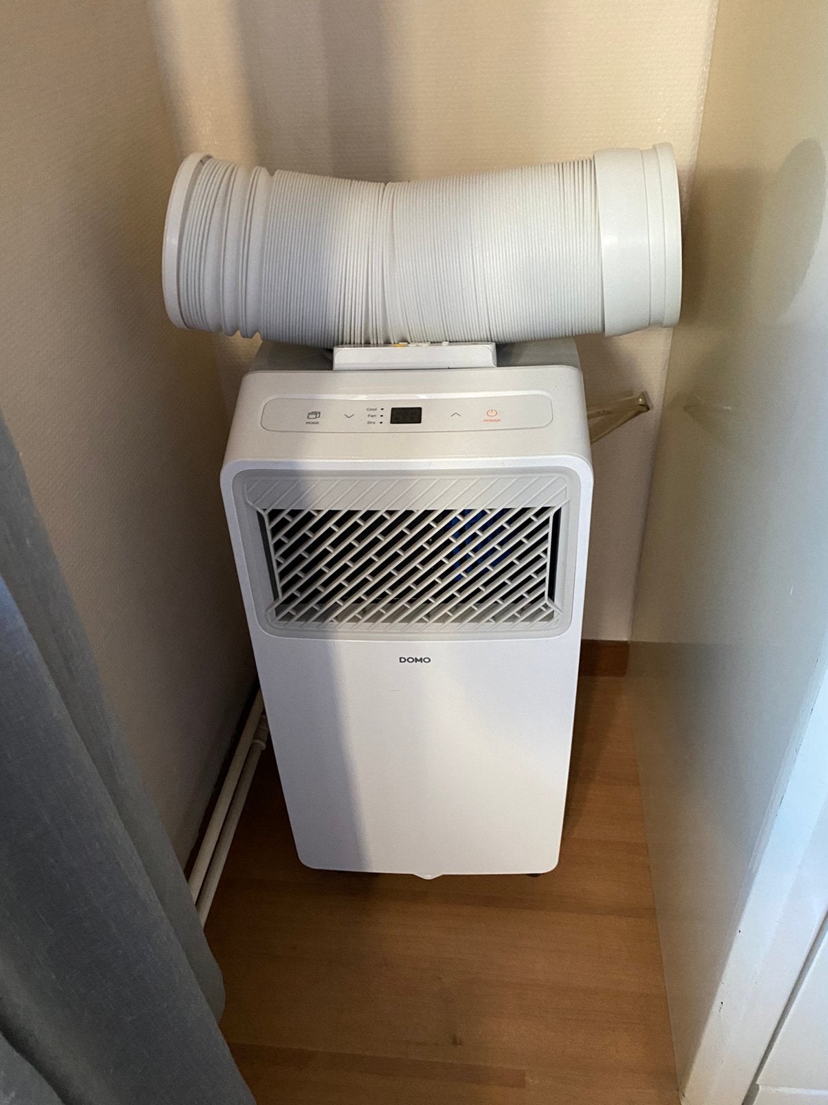 Mobiele airco + window way-out, Ophalen, Zo goed als nieuw, Mobiele airco, Afstandsbediening