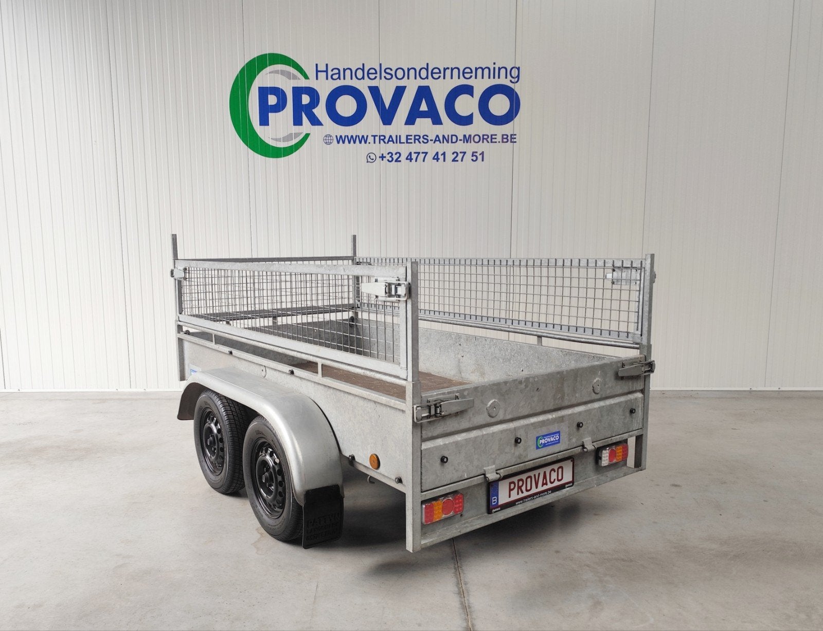 Oerdegelijke dubbelasser 750kg • keuringsvrij • loofrekken, Auto diversen, Aanhangwagen-onderdelen, Ophalen