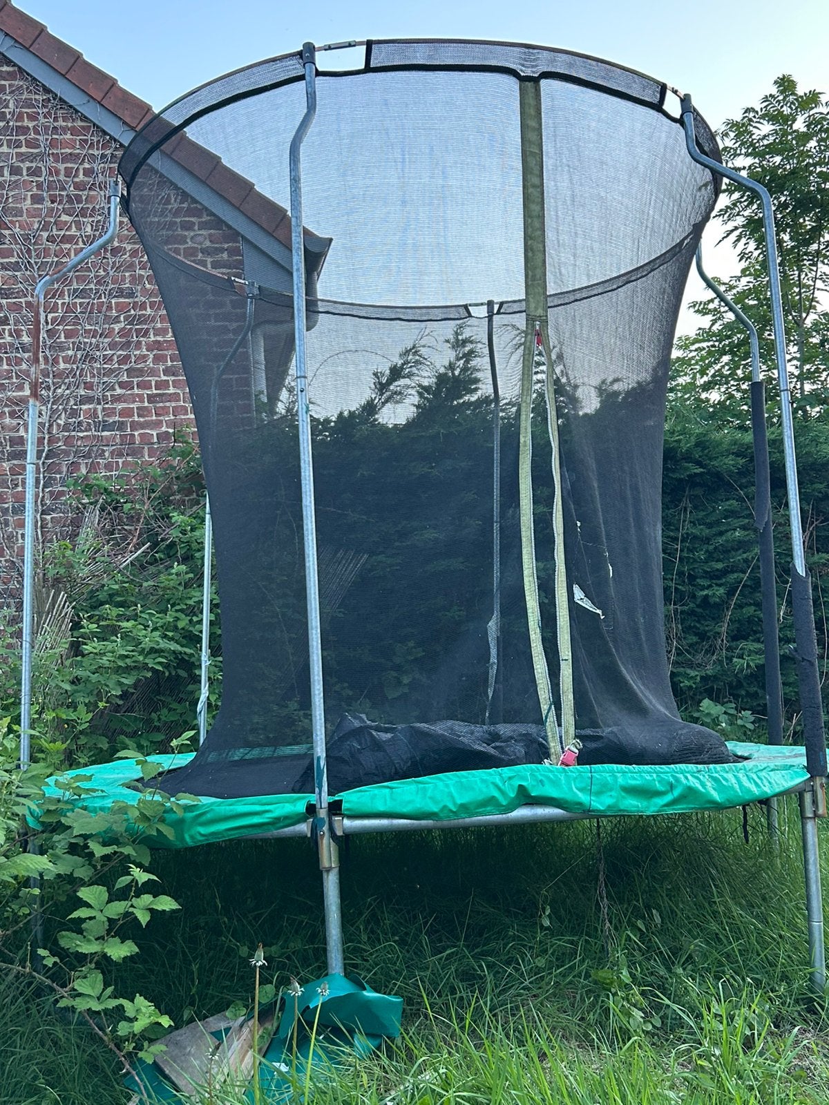 Trampoline a donner, Ophalen, Zo goed als nieuw