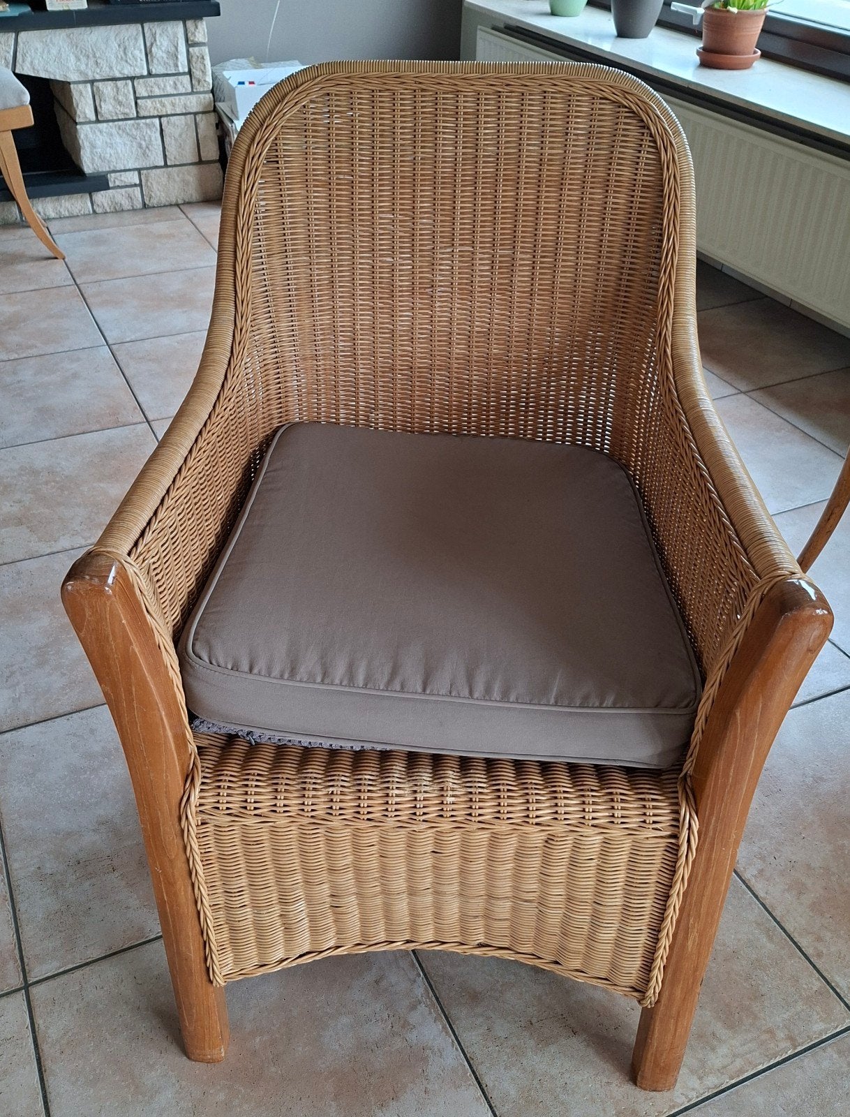 rieten stoelen, Tuin en Terras, Ophalen