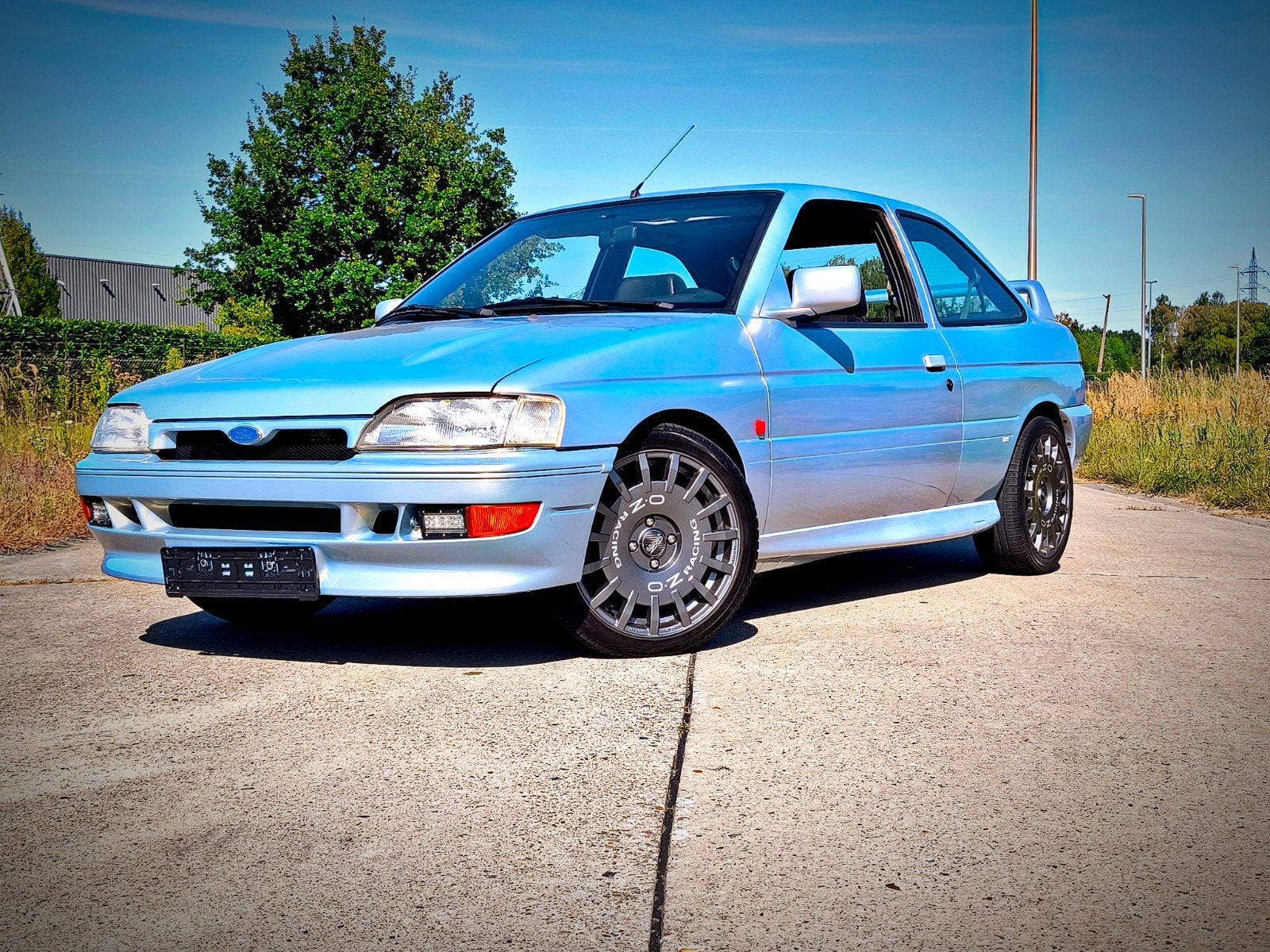 Ford Escort RS2000 2.0 DOHC 16v schuifdak, Zwart, 4 cilinders, Bedrijf, Handgeschakeld
