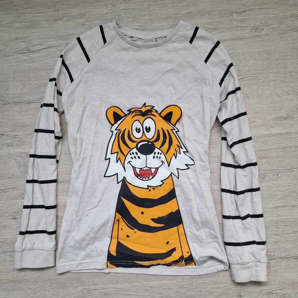 Longsleeve LC Waikiki 140 - 146 tijger, Garçon, LC Waikiki, Enlèvement ou Envoi, Chemise ou À manches longues