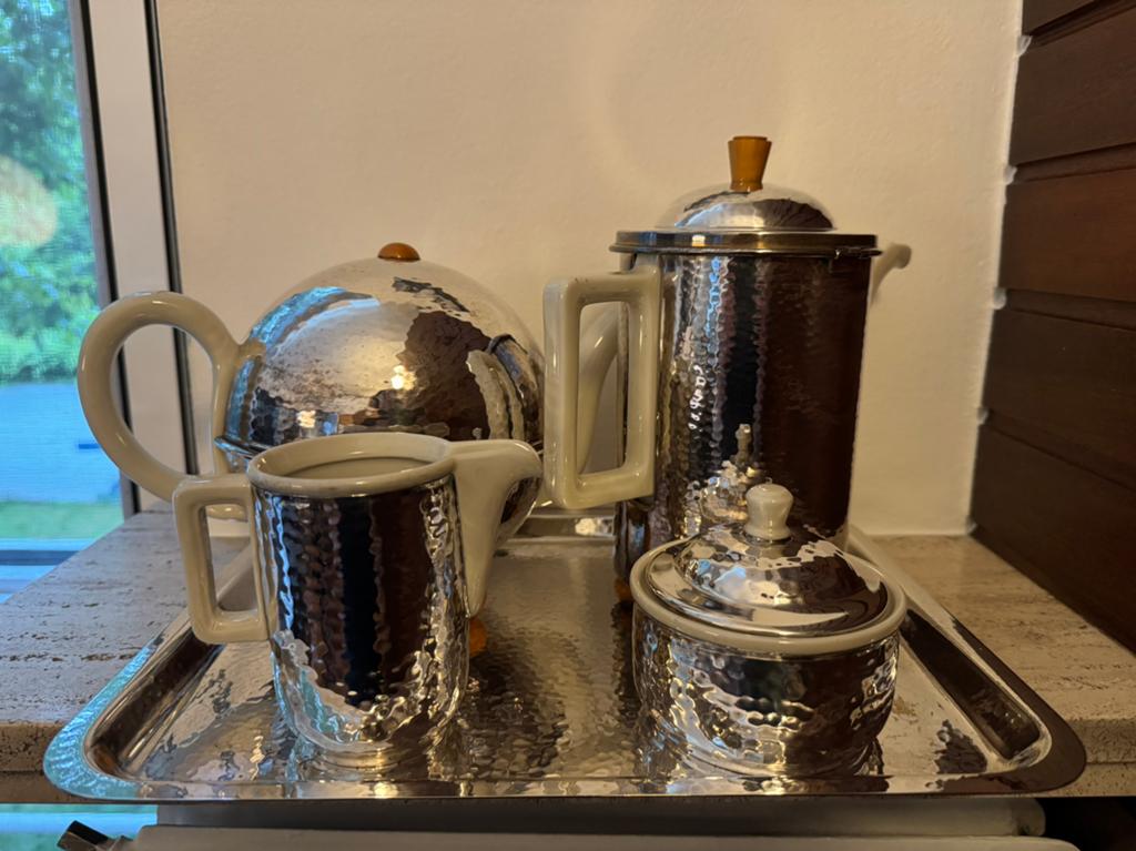 WMF Art Deco Coffee and tea set Bauscher Weiden, Enlèvement ou Envoi, Argent