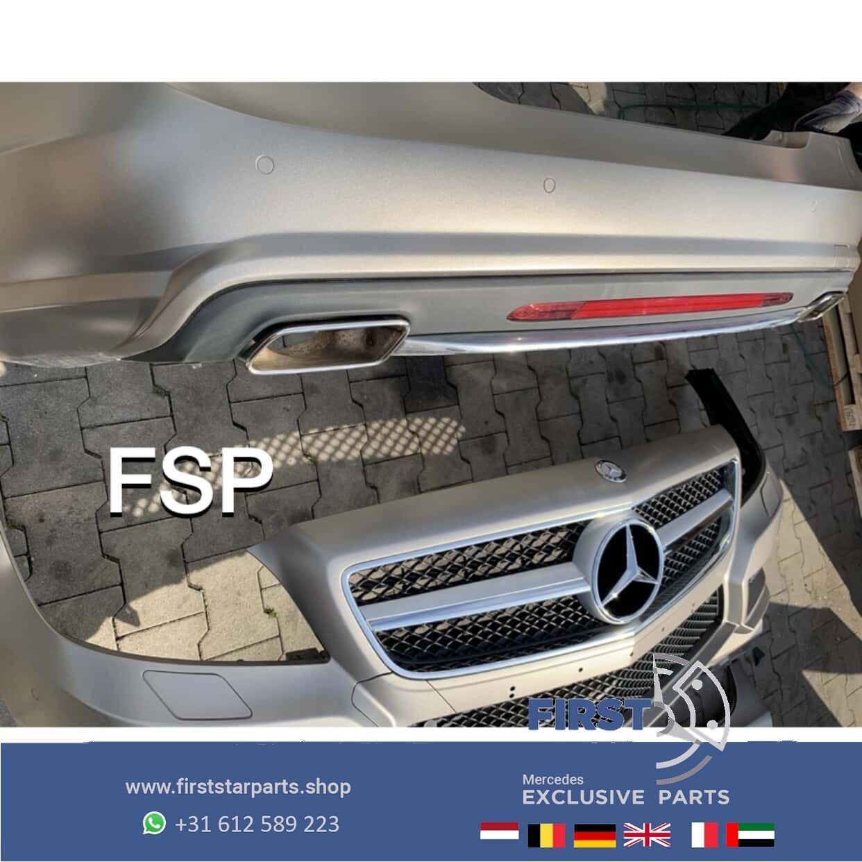 W218 CLS AMG PAKKET ORIGINEEL Mercedes COMPLEET VOORBUMPER+A, -, Avant, -, -