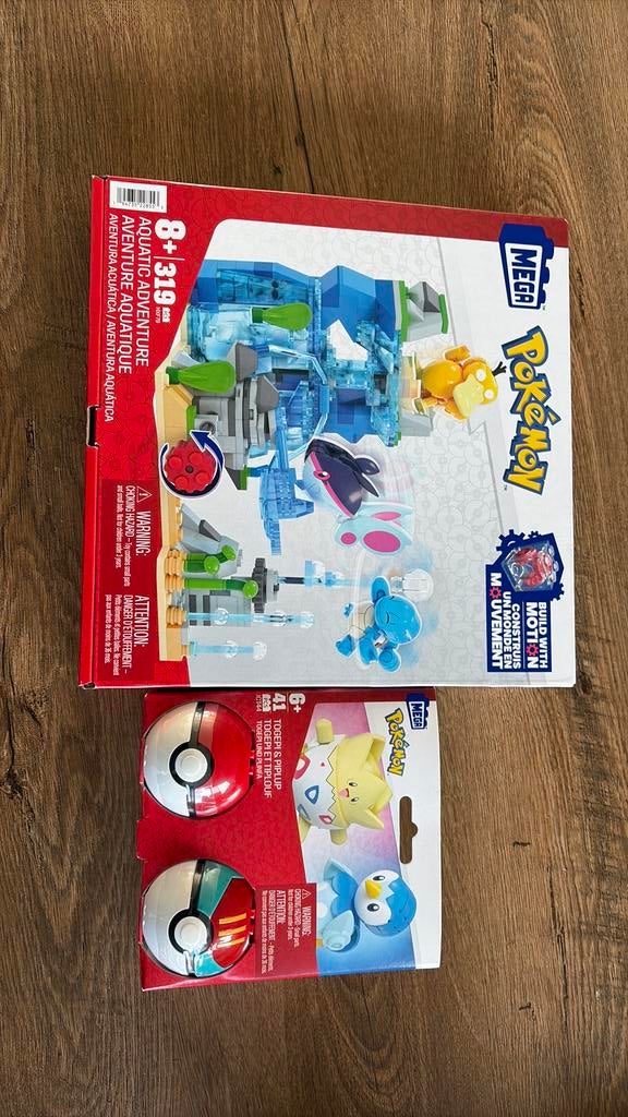 Mega Pokemon Aquatic Adventure + Togepi & Piplup, Enfants & Bébés, Jouets | Blocs de construction, Enlèvement ou Envoi, Neuf, Megabloks