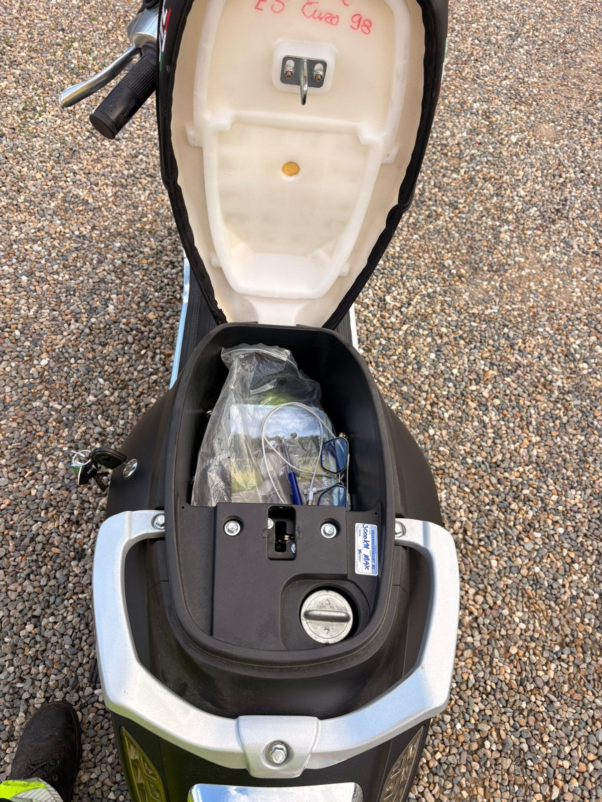 JTC scooter 50 cc klasse A, Enlèvement