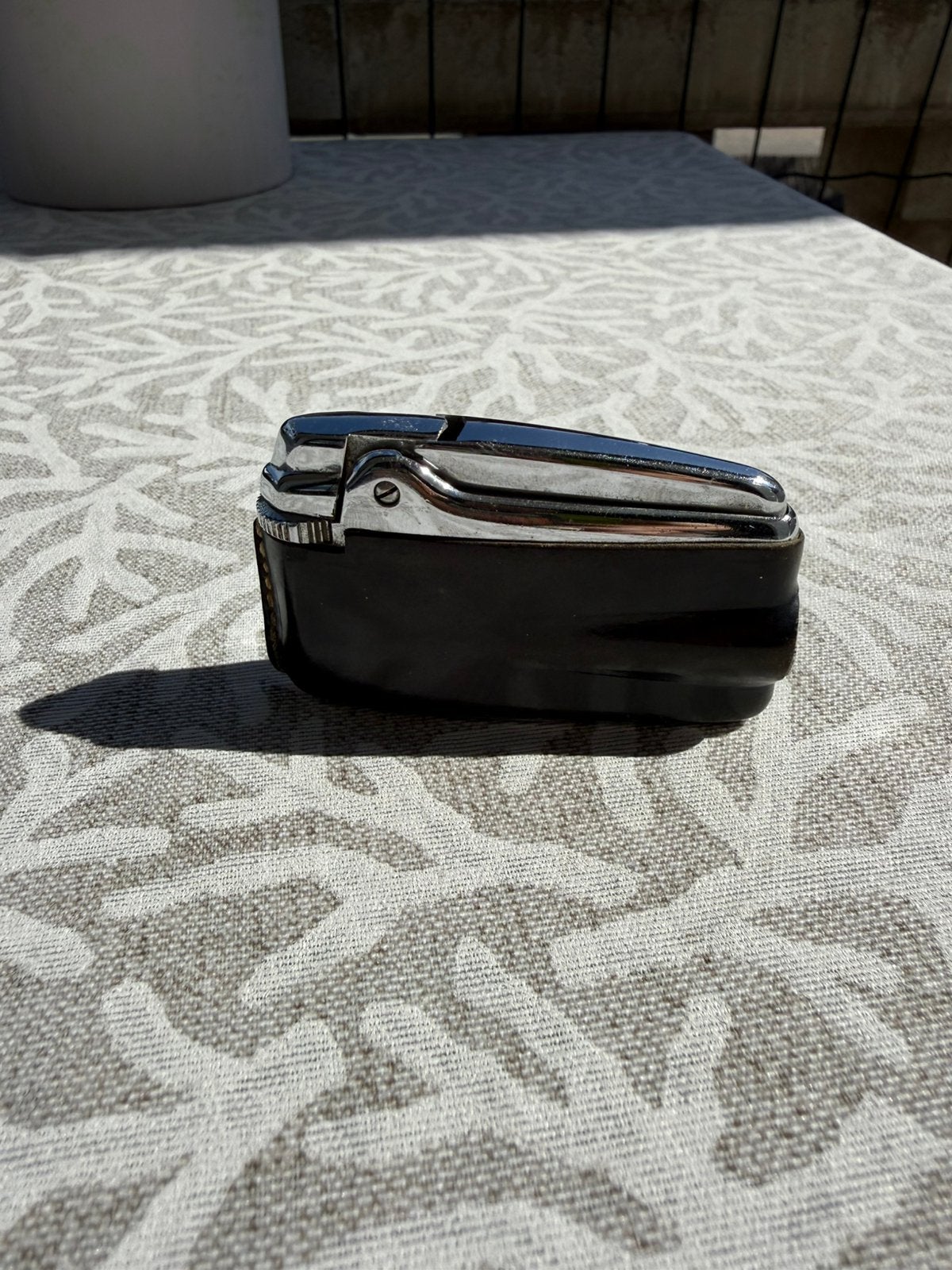 Briquet Ronson vintage avec étui en cuir, Enlèvement ou Envoi