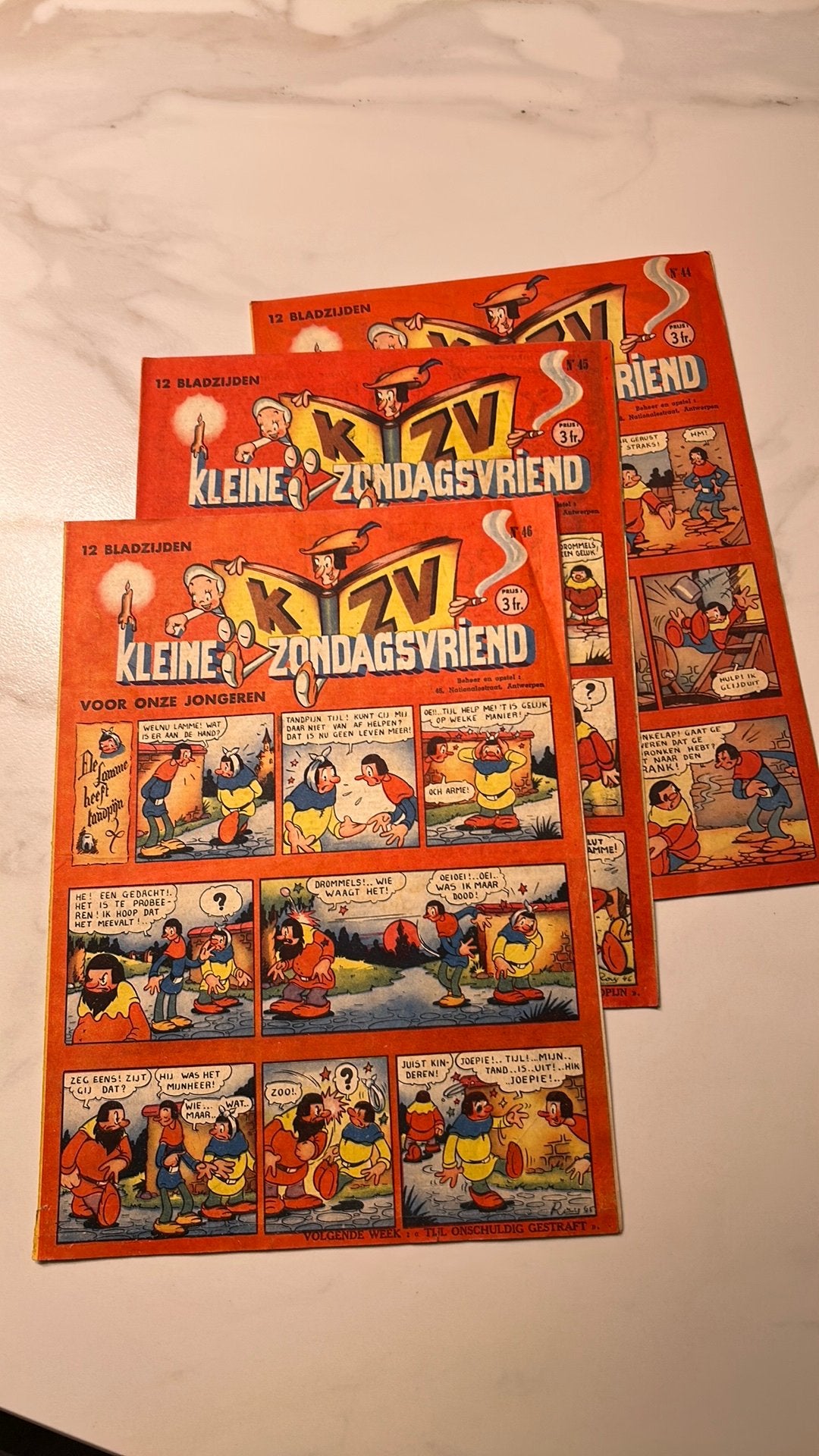 Kleine zondagsvriend nrs 44, 45, 46 van jaargang 1947, Boeken, Ophalen of Verzenden, Zo goed als nieuw