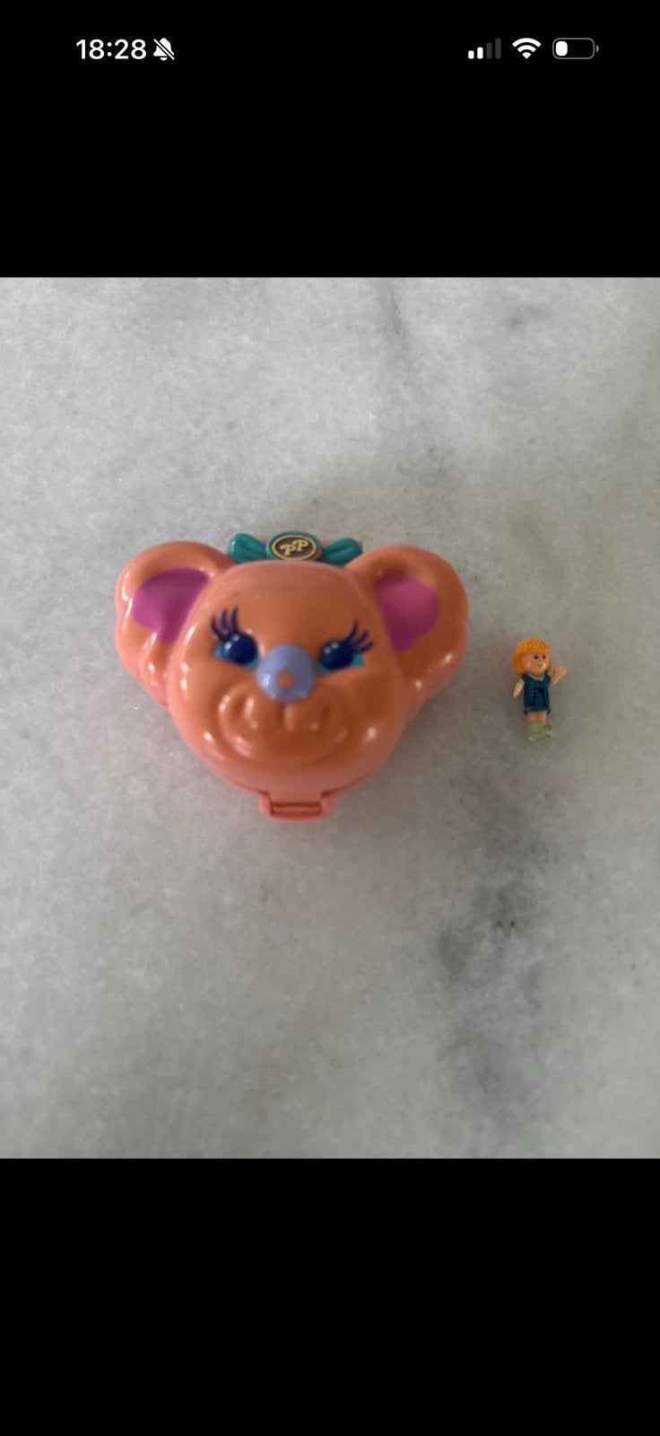 Vintage Polly Pocket 1994 Koala Picnic, Ophalen of Verzenden, Gebruikt