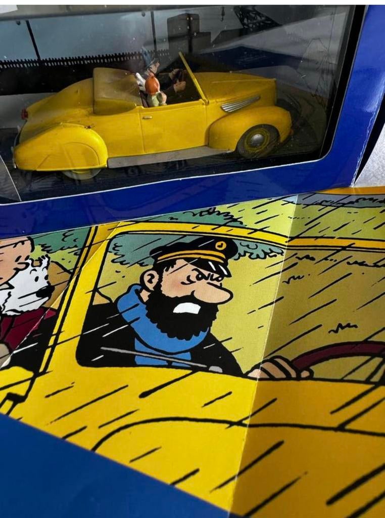 Kuifje auto 1:43 de Lincoln zephyr uit 7 kristal bollen, Enlèvement ou Envoi, Tintin