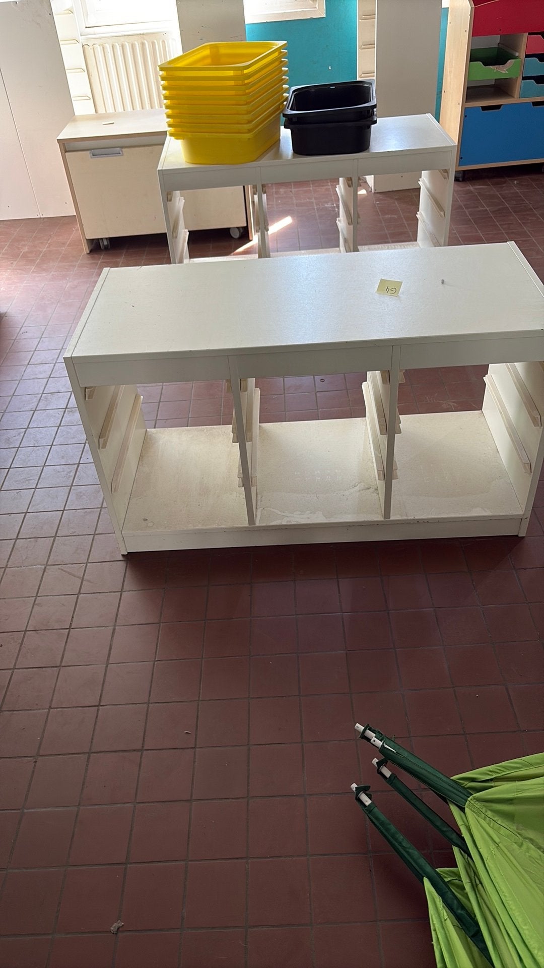 Ikea kasten, Enlèvement, Utilisé