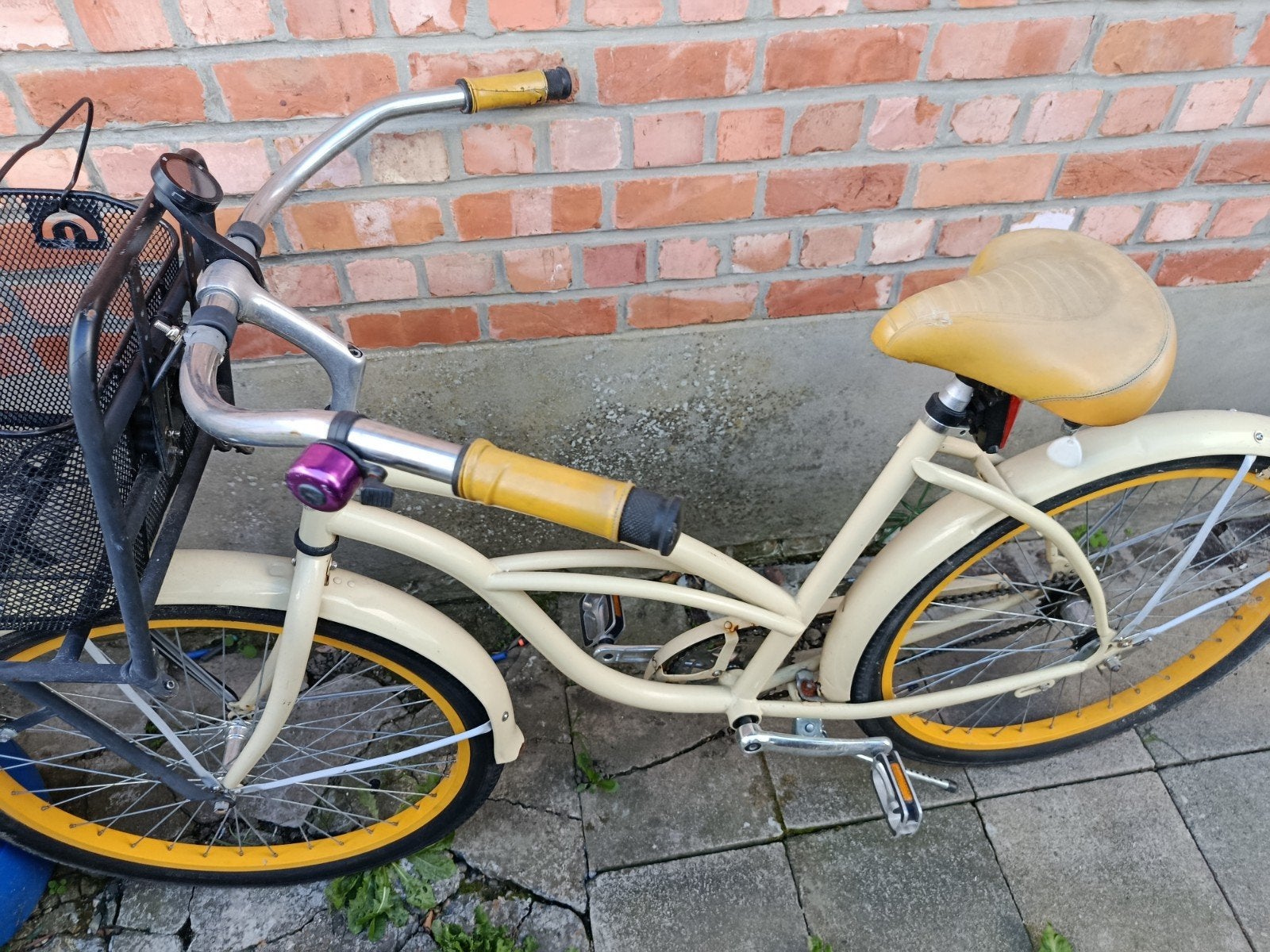 Meisjesfiets Johny Loco, Ophalen, Terugtraprem, Gebruikt, Staal