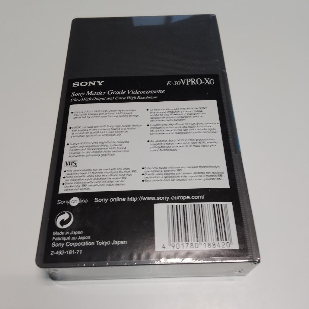 VHS cassettes, Enlèvement, Neuf, dans son emballage