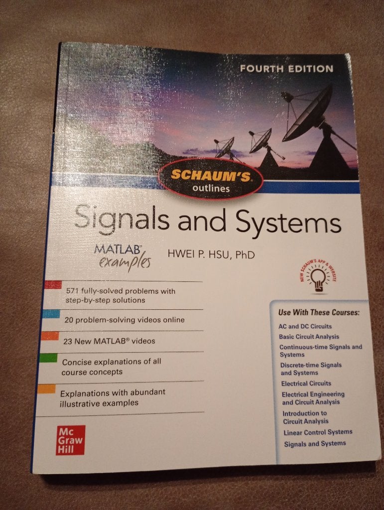 Signals and Systems - Fourth Edition, Enlèvement ou Envoi, Comme neuf, Enseignement supérieur, Hwei Hsu