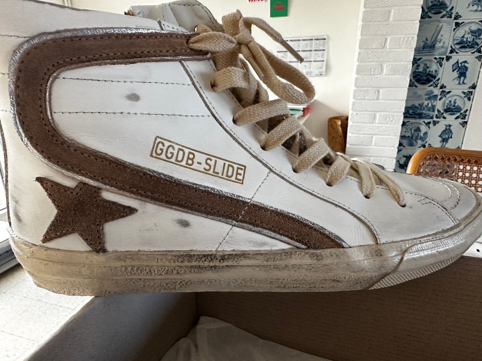 Golden Goose maat 40, Kleding | Dames, Schoenen, Ophalen, Beige, Nieuw, Sneakers