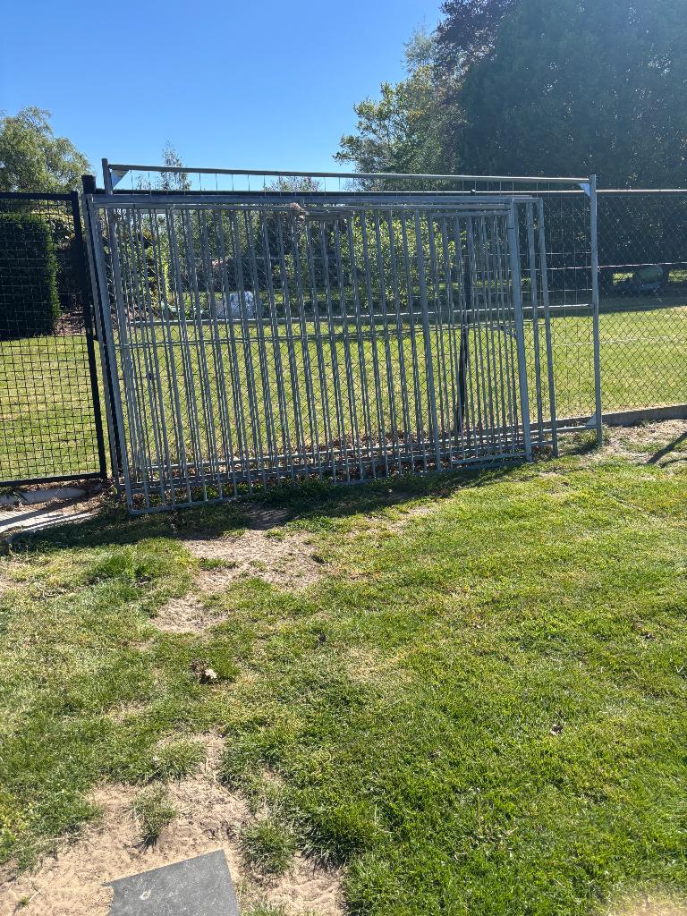 Honden ren 3 panelen, Tuin en Terras, Tuinhekken en Hekwerk, Ophalen, Gebruikt, Overige typen, Overige materialen