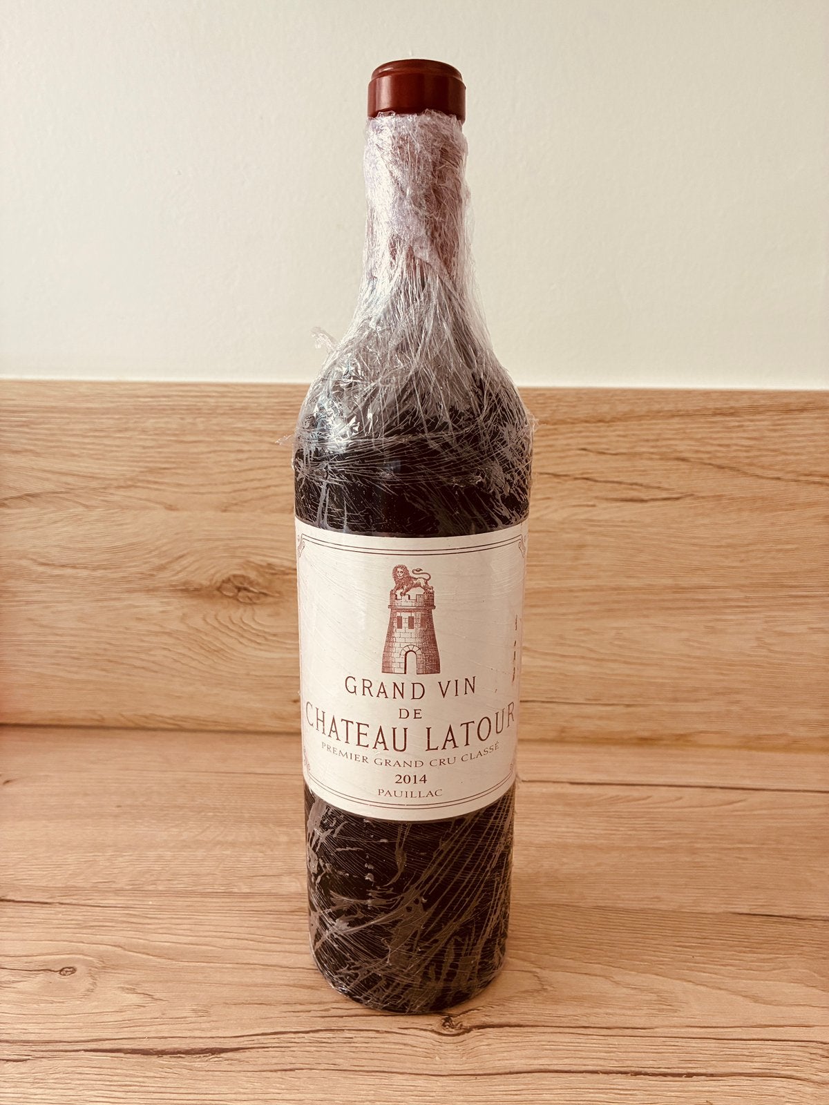 1 x Chateau Latour 2014, Collections, Vins, Neuf, Pleine, Enlèvement, Vin rouge
