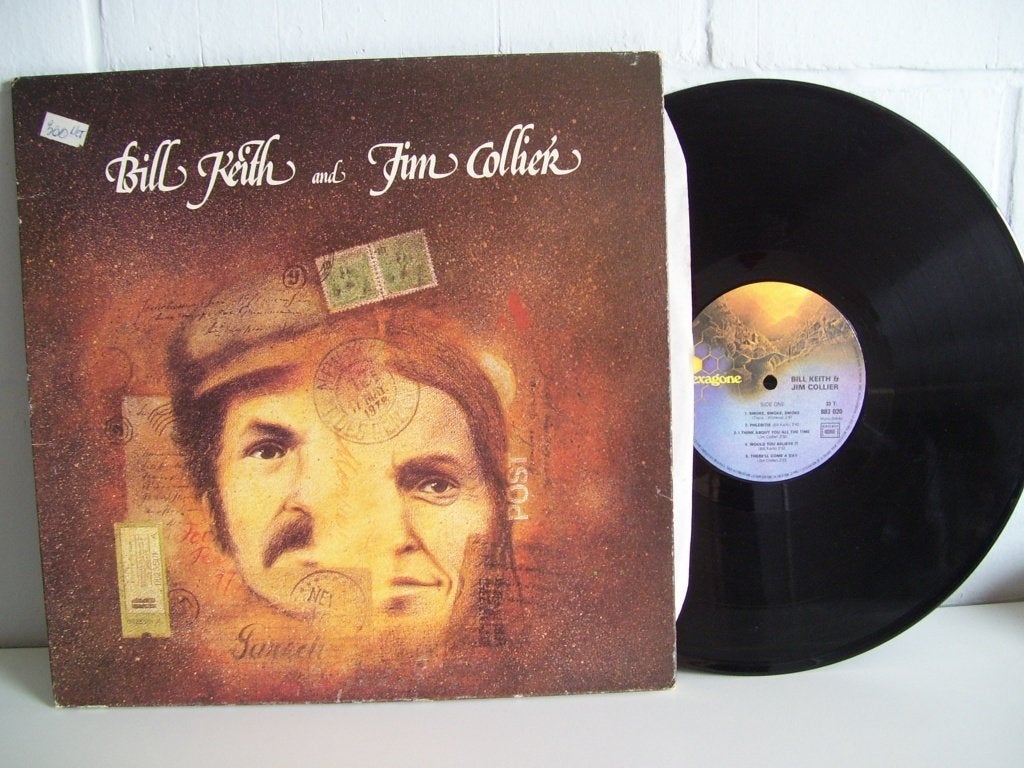 BILL KEITH AND JIM COLLIER  bill keith and jim collier, Enlèvement ou Envoi, Comme neuf, Pochette gatefold, Bluegrass