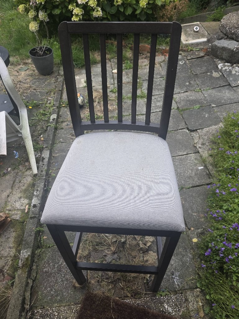Chaise haute de ikea, Maison & Meubles, Chaises, Enlèvement, Utilisé, Tissus, Deux