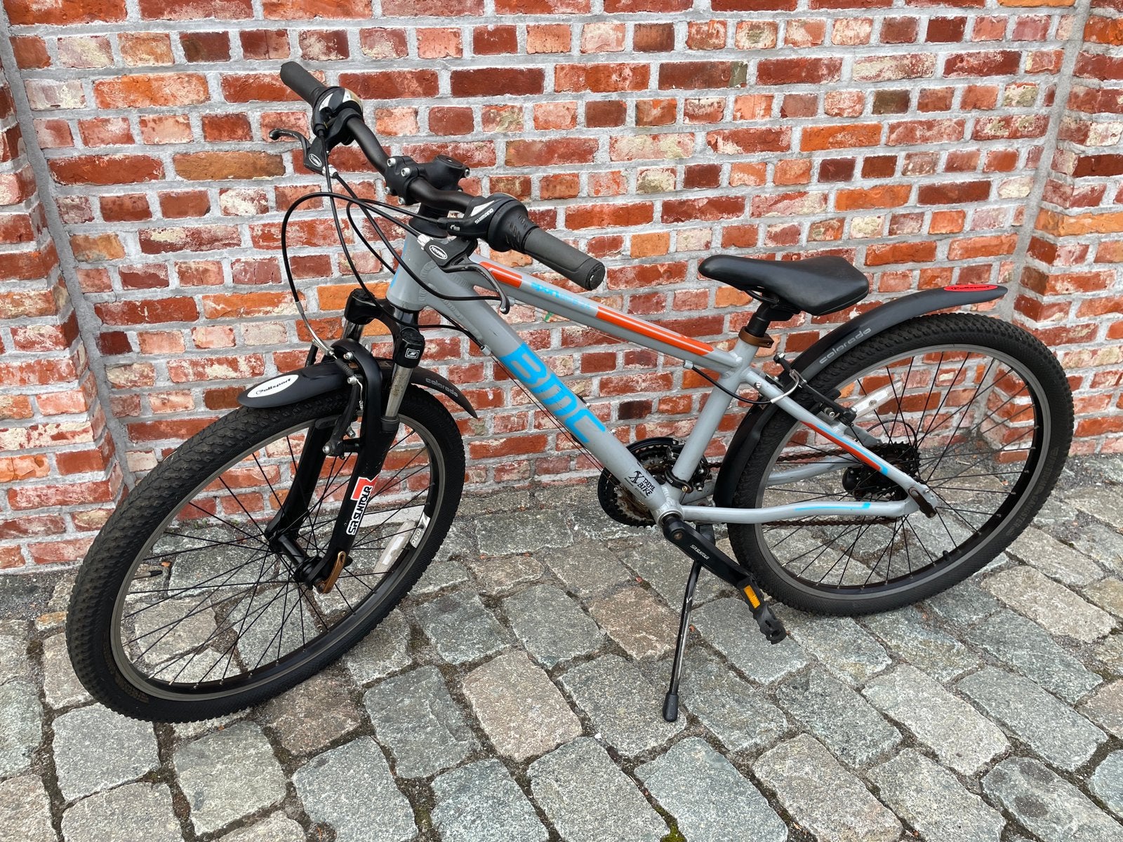 Kinderfiets-kinder-MTB, Ophalen, Velgrem, Versnellingen, Gebruikt