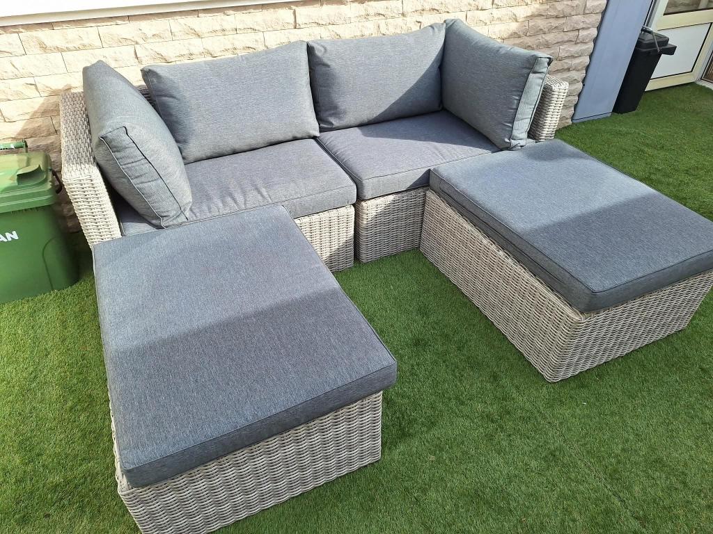Lounchset, Tuin en Terras, Tuinbanken, Ophalen, Gebruikt, Kunststof