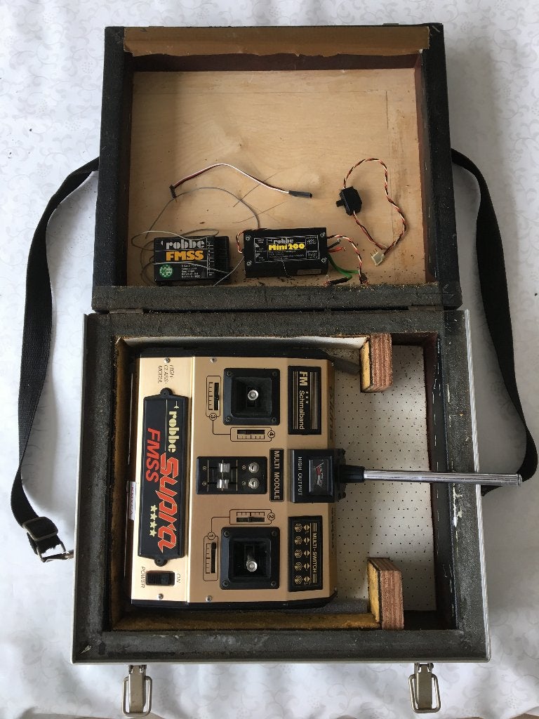 Zeldzame vintage RC zender Robbe Supra FMSS + 8K ontvanger, Ophalen, Gebruikt