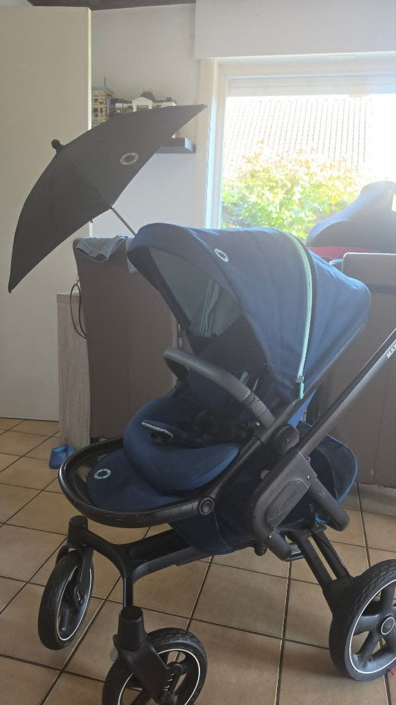 Maxi-Cosi Nova 4 kinderwagen – complete set + voetenzak, Pneus, Poussette combi, Comme neuf, Enlèvement