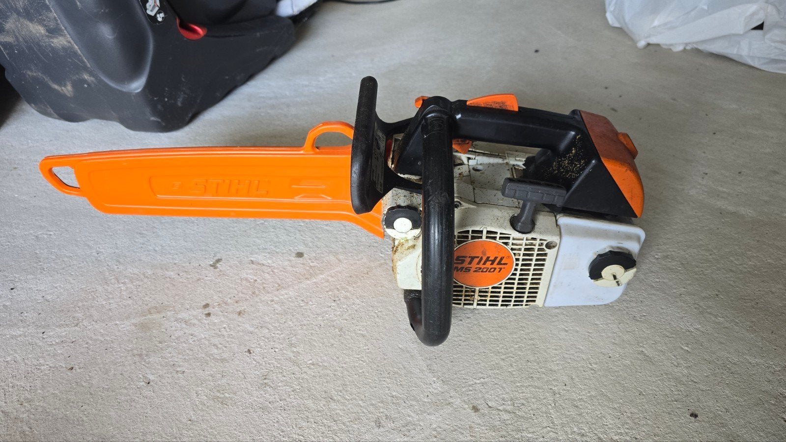 Stihl MS200T kettingzaag, Tuin en Terras, Ophalen, Gebruikt, Overige soorten, Stihl